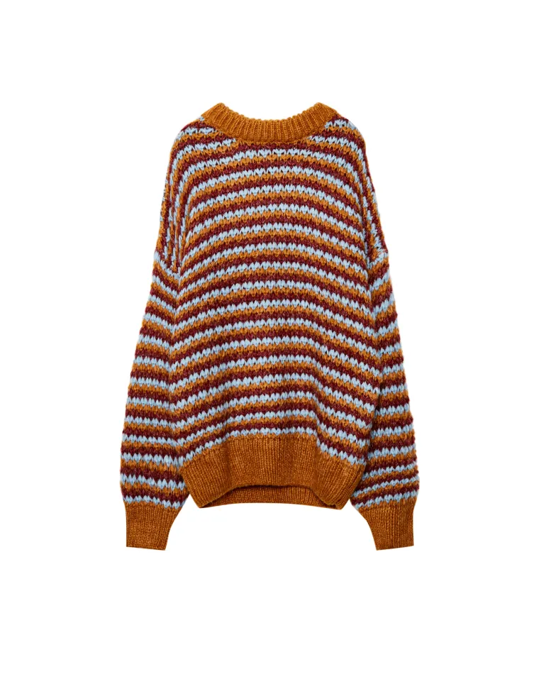 Pleteni prugasti džemper, Pull&amp;Bear, 279,90 kuna