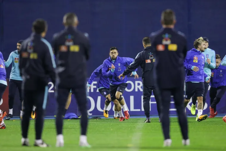 GRCI ODRADILI TRENING NA MAKSIMIRU: Pogledajte kako se suparnici Vatrenih pripremaju za prvi ogled