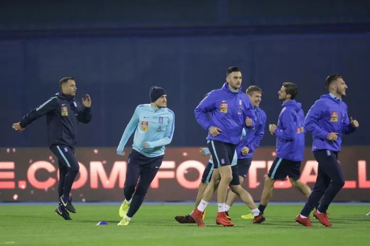 GRCI ODRADILI TRENING NA MAKSIMIRU: Pogledajte kako se suparnici Vatrenih pripremaju za prvi ogled