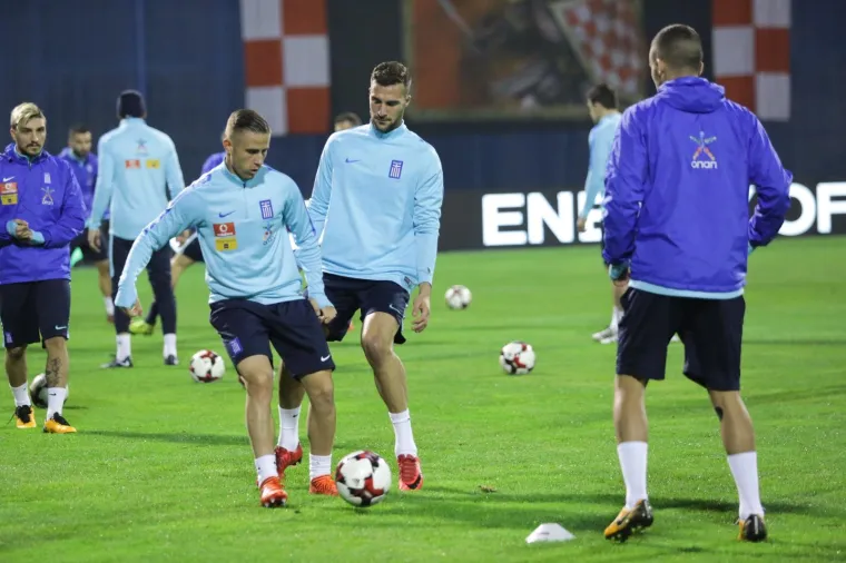 GRCI ODRADILI TRENING NA MAKSIMIRU: Pogledajte kako se suparnici Vatrenih pripremaju za prvi ogled