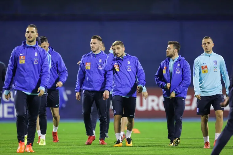 GRCI ODRADILI TRENING NA MAKSIMIRU: Pogledajte kako se suparnici Vatrenih pripremaju za prvi ogled