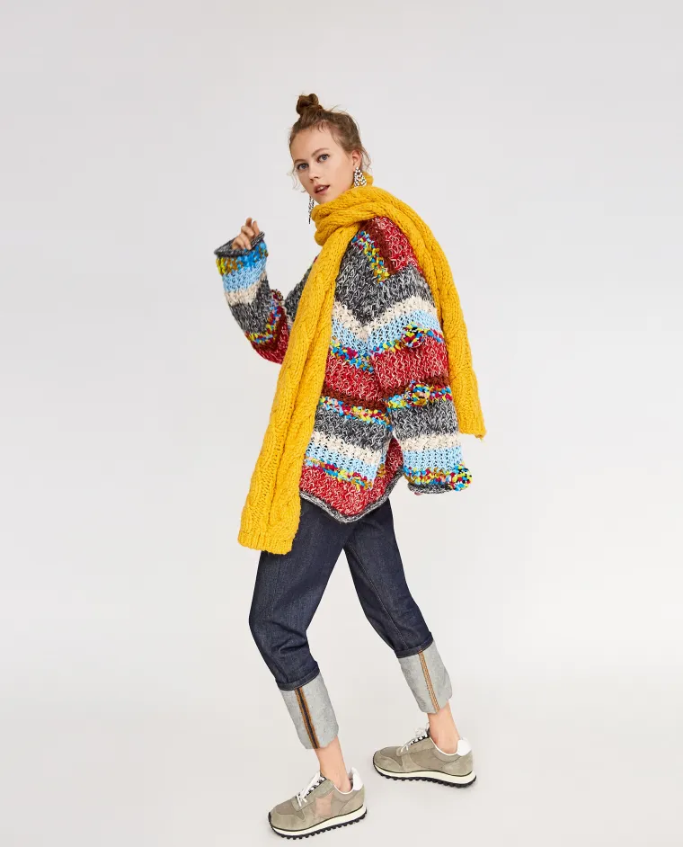 Mekani, pleteni šal, Zara, 179,90 kuna