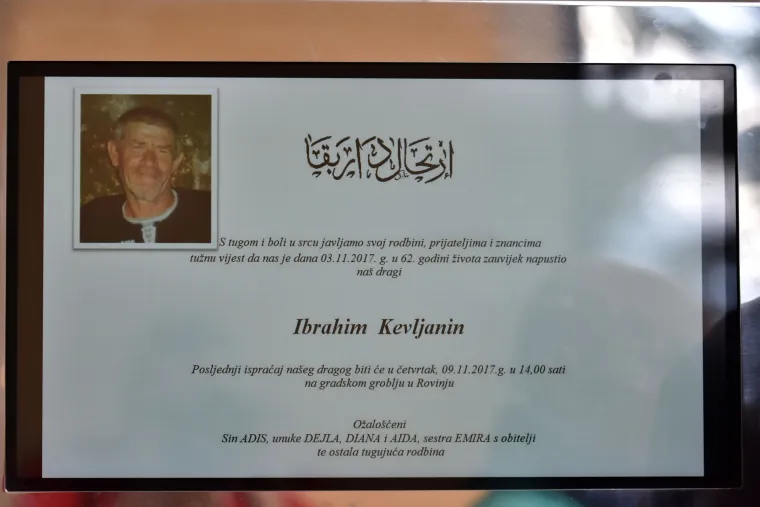 U Rovinju održan sprovod Ibrahima Kevljanina, na kojeg je automobilom naletio Tony Cetinski