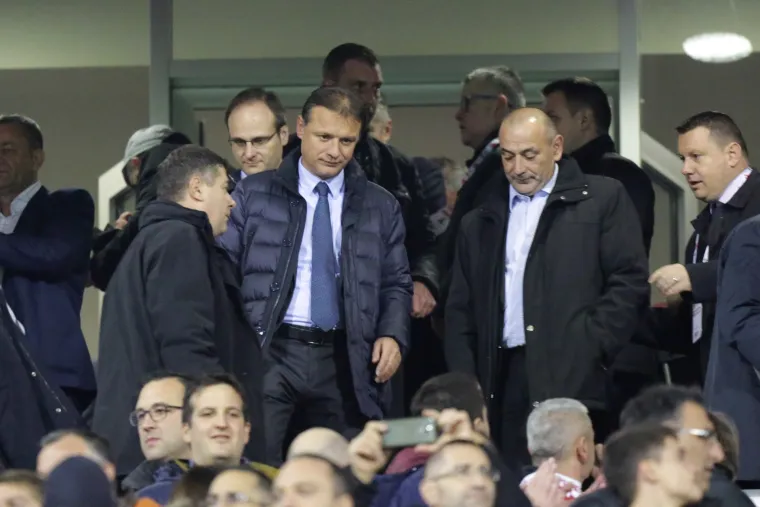 Plenković, Horvatinčić, Marić... Političko-poduzetnička elita iz lože bodrila hrvatske reprezentativce u utakmici protiv Grčke