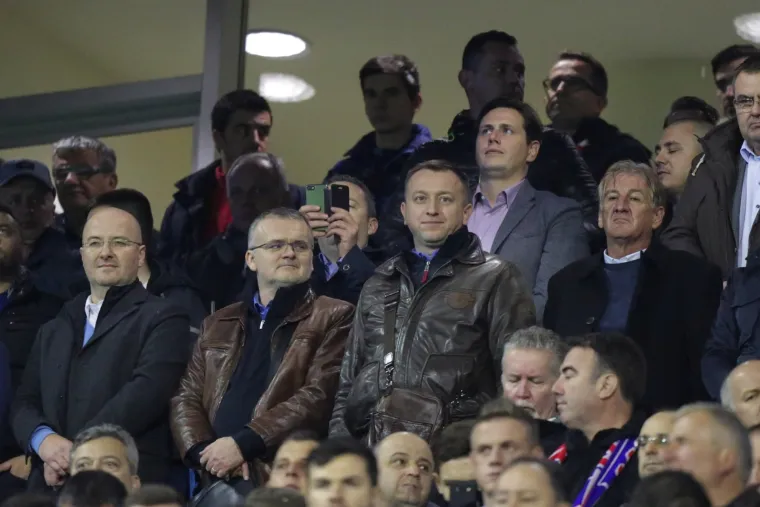 Plenković, Horvatinčić, Marić... Političko-poduzetnička elita iz lože bodrila hrvatske reprezentativce u utakmici protiv Grčke