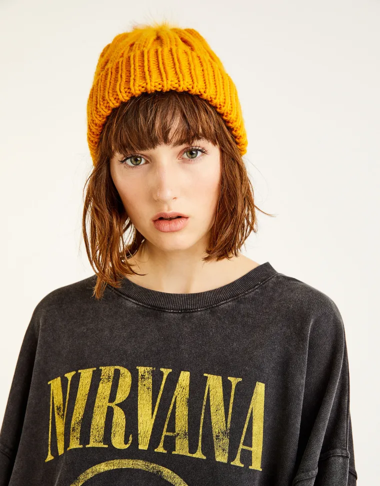 Žuta pletena kapa, Pull&amp;Bear, 69,90 kuna