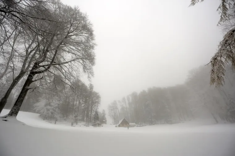 SNJEŽNI POKRIVAČ ZABIJELIO SLJEME: Od ranog jutra pada snijeg, pogledajte čarobne prizore na Medvednici