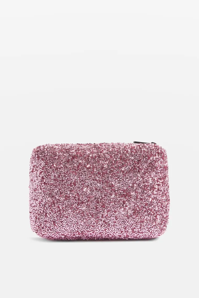 Clutch torbica sa svjetlucavom teksturom, Topshop, 85,42 kune