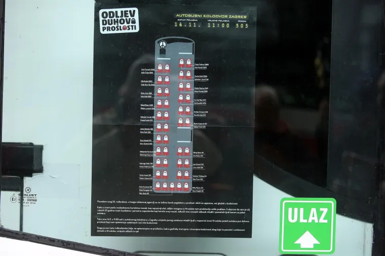 Kreativci za bolje sutra iz Zagreba poslali duhove pro&scaron;losti autobusom van Hrvatske