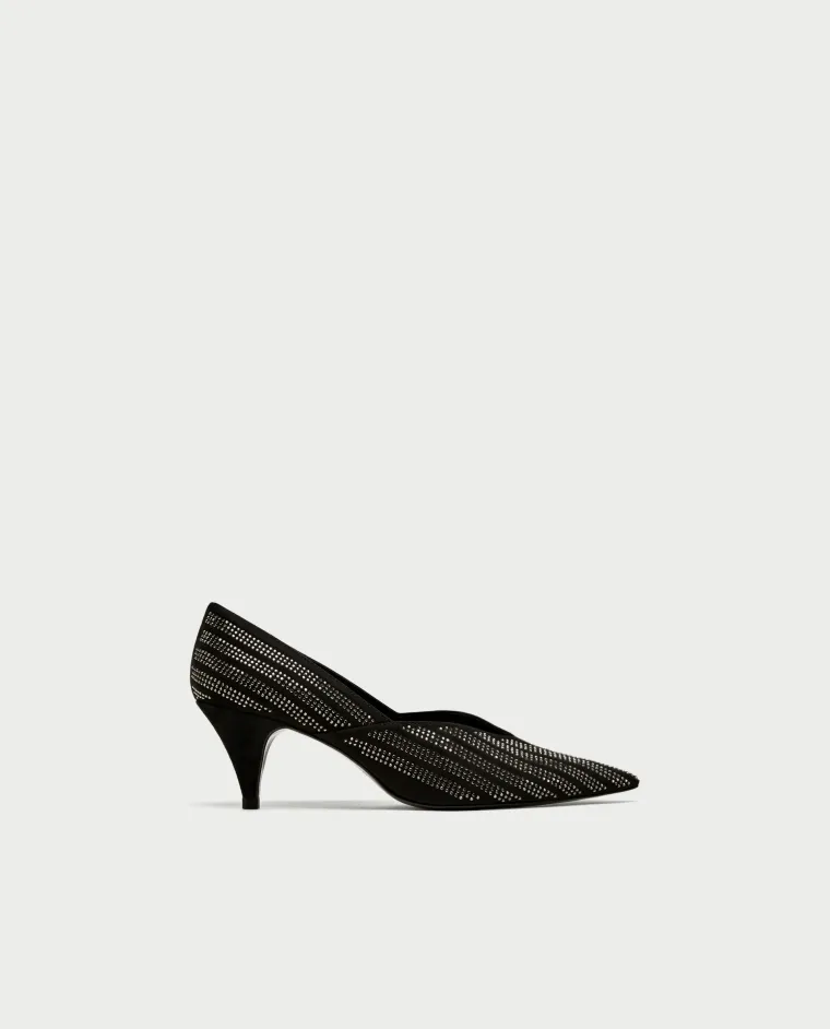 Svjetlucave salonke s mini petom, Zara, 549,90 kuna