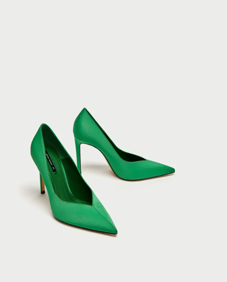 Zelene salonke s V-izrezom, Zara, 299,90 kuna