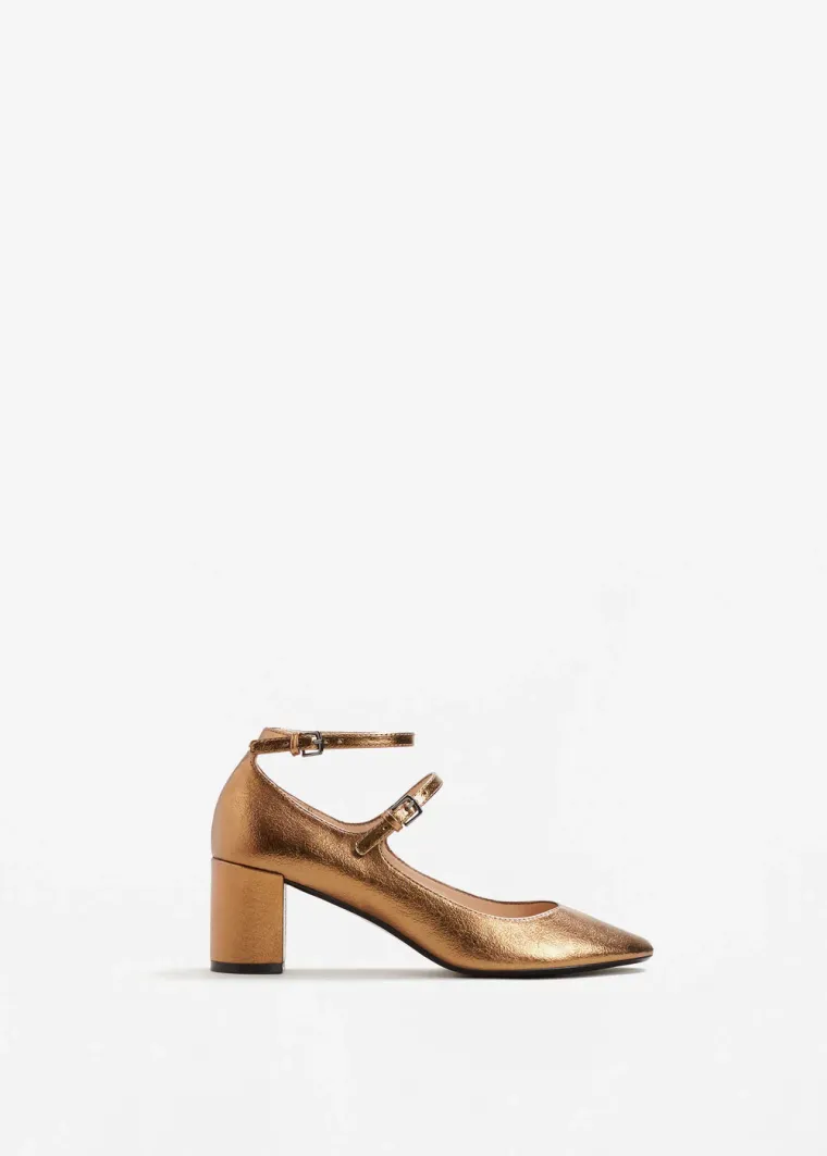 Metalik cipele s remenčićem, Mango, 299,90 kuna