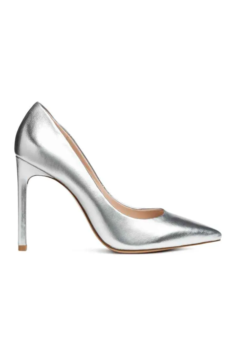 Metalik štikle, H&amp;M, 451,71 kuna