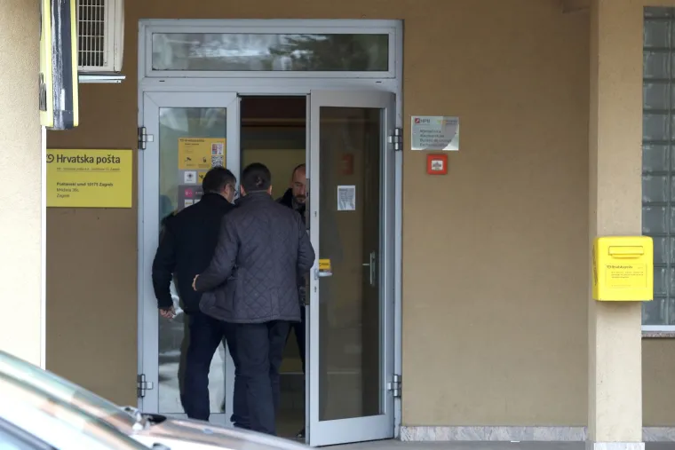 Opljačkana poslovnica Hrvatske po&scaron;te u Mrk&scaron;inoj ulici u Svetoj Klari