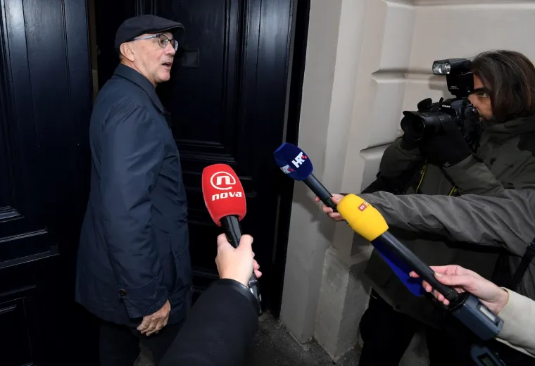 Josip Dabić, jedan od osumnjičenih za izvlačenje novca iz tvrtki u stečaju, dolazi u Uskok