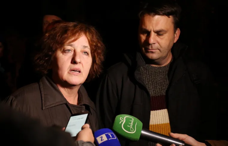 Prosvjed stanovnika Sigeta koji se protive izgradnji budućeg trgovačkog centra