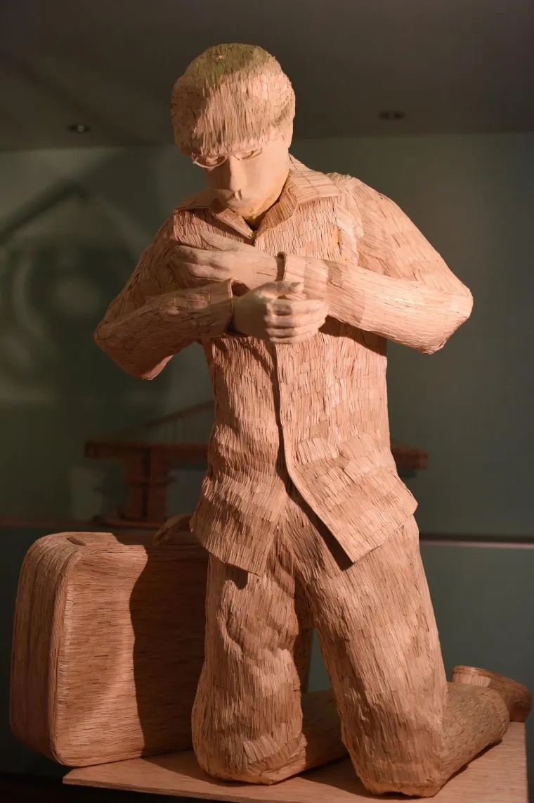 Skulptura od &scaron;ibica