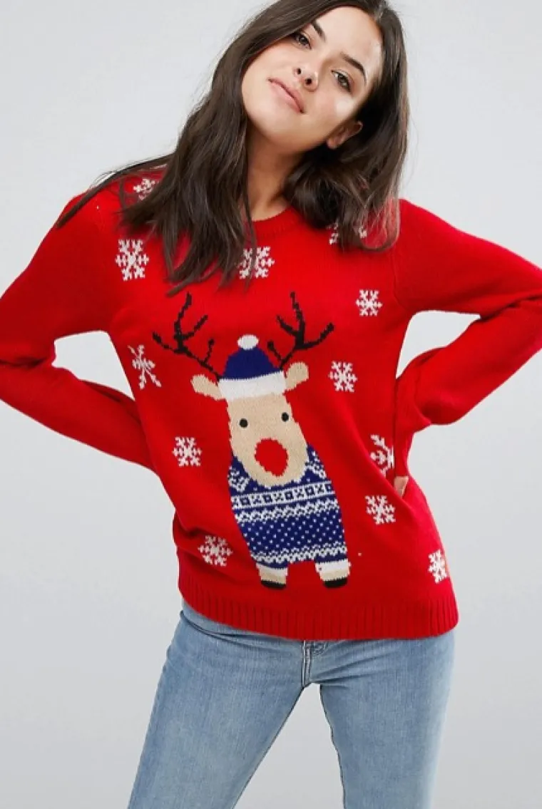 Crveni džemper sa sobom, Asos, 153,16 kuna