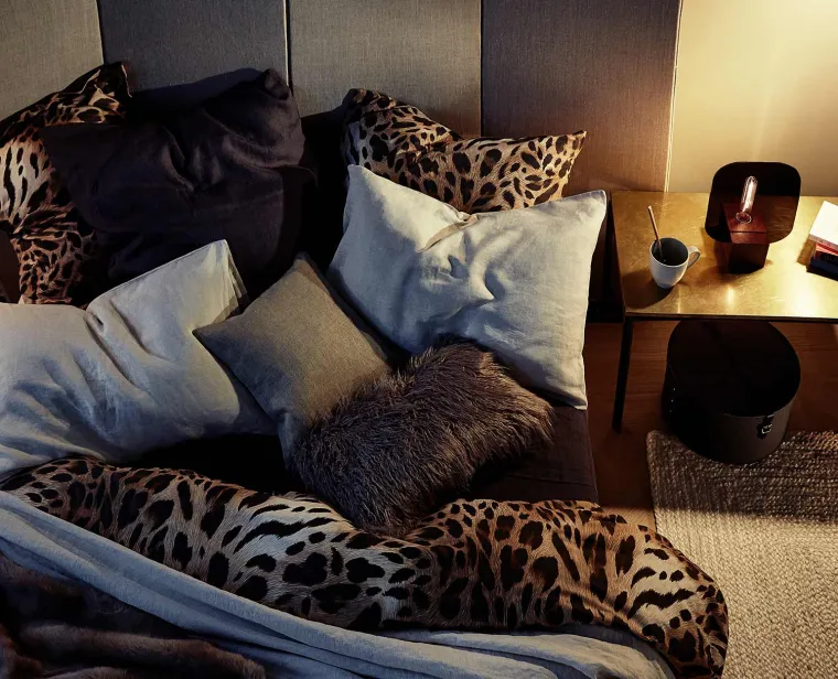 Animal print kao stvoren je i za spavaće sobe...