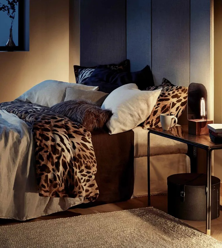 U isto vrijeme elegantan i divlji, animal print savršen je dodatak za spavaće sobe, pišu iz Zare Home.