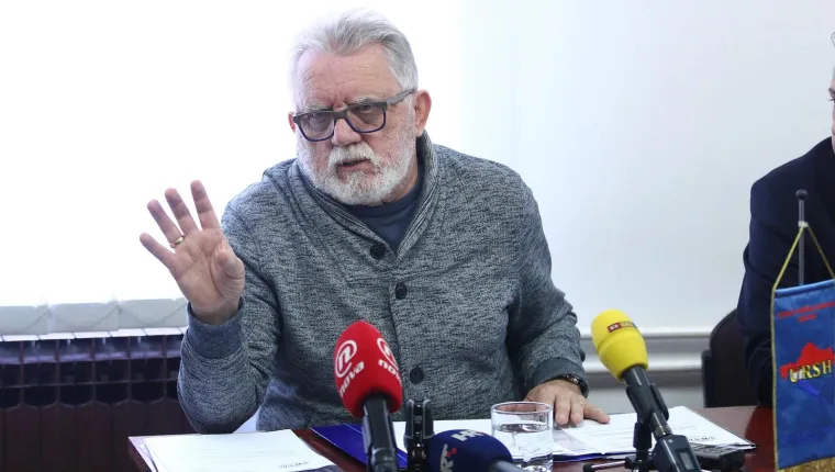 Sindikat TŽV Gredelj održao konferenciju za medije vezanu za uhićenje Pere Hrkaća