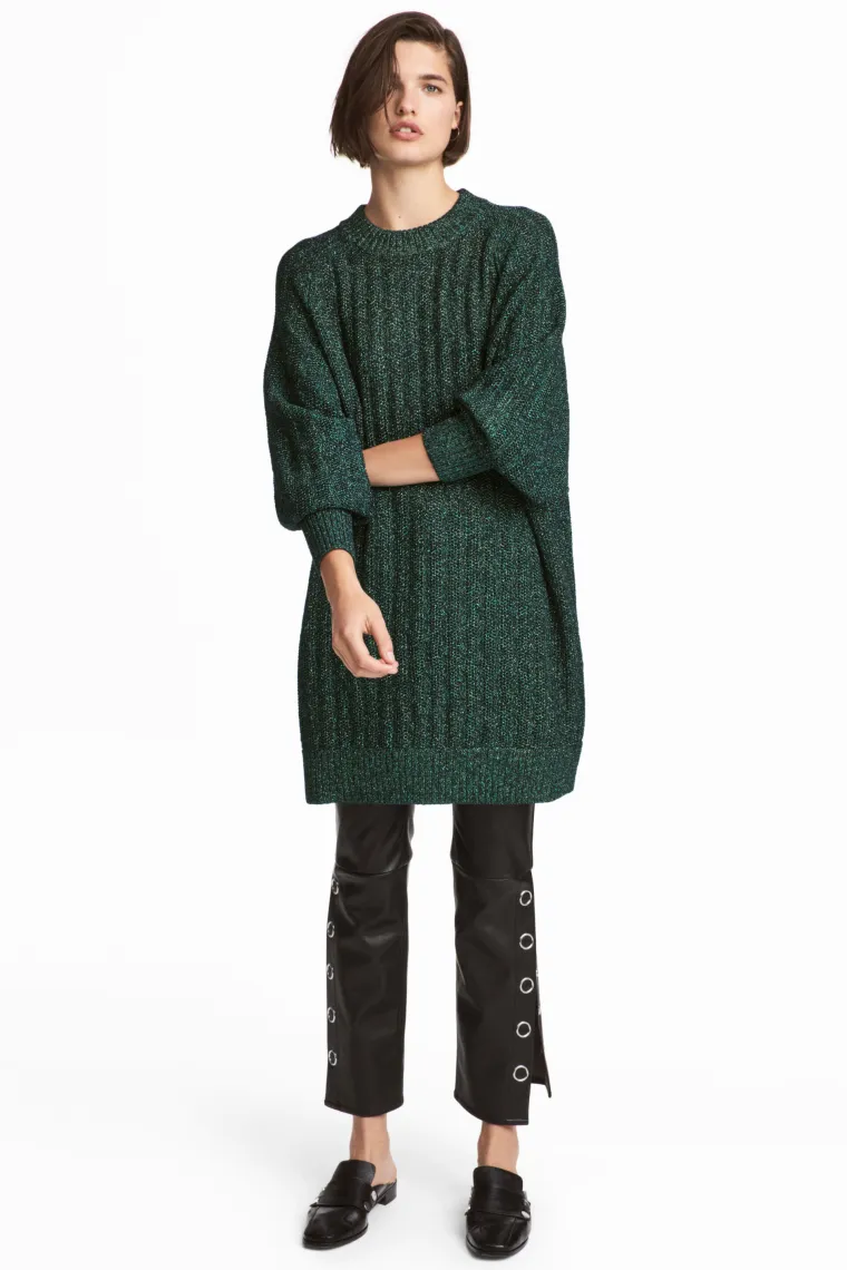 Pulover haljina sa zlatnim nitima, H&amp;M, 380,13 kuna