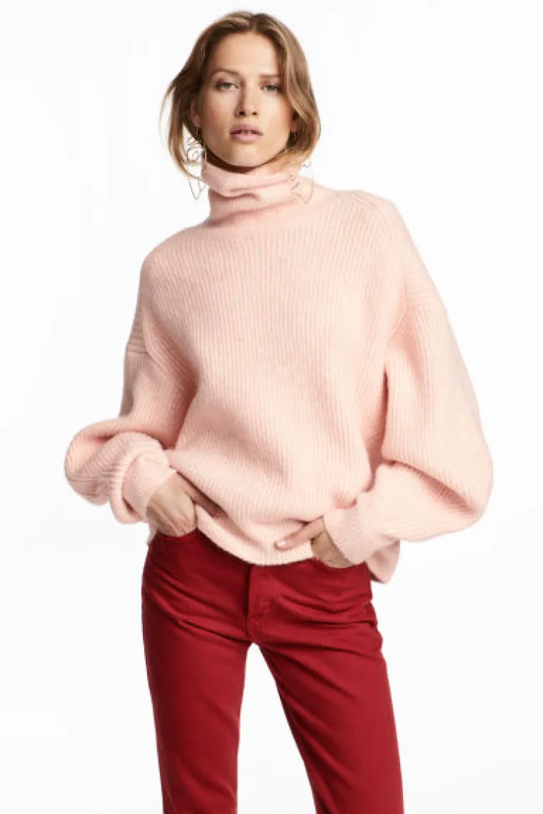 Oversized džemper s ovratnikom, H&amp;M, 304,09 kuna