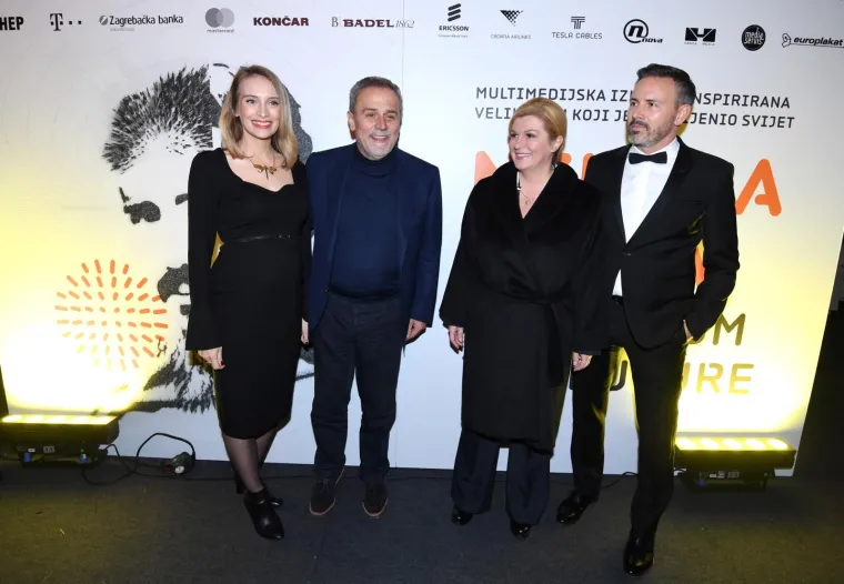 NIKOLA TESLA - MIND FROM THE FUTURE: U HDLU otvorena multimedijalna izložba, prisustvovala i predsjednica