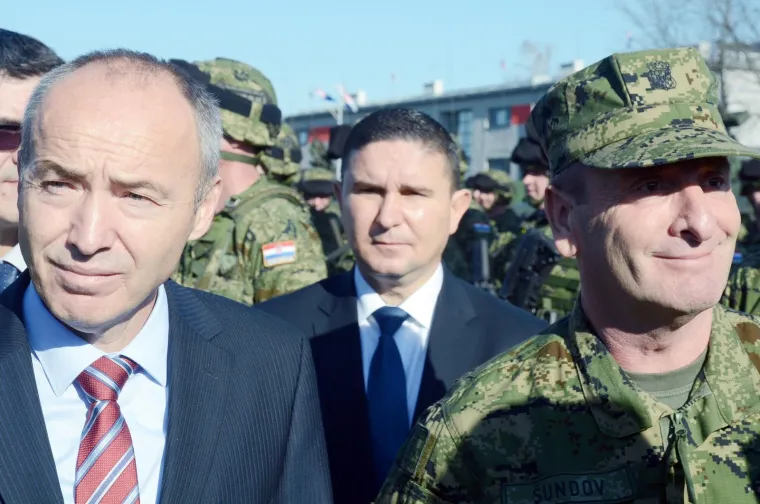 [FOTO] 'TIGROVI' U NATO MISIJI: 182 hrvatska vojnika ispraćena u Litvu