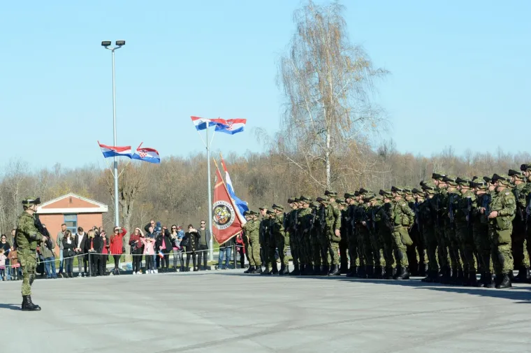 [FOTO] 'TIGROVI' U NATO MISIJI: 182 hrvatska vojnika ispraćena u Litvu