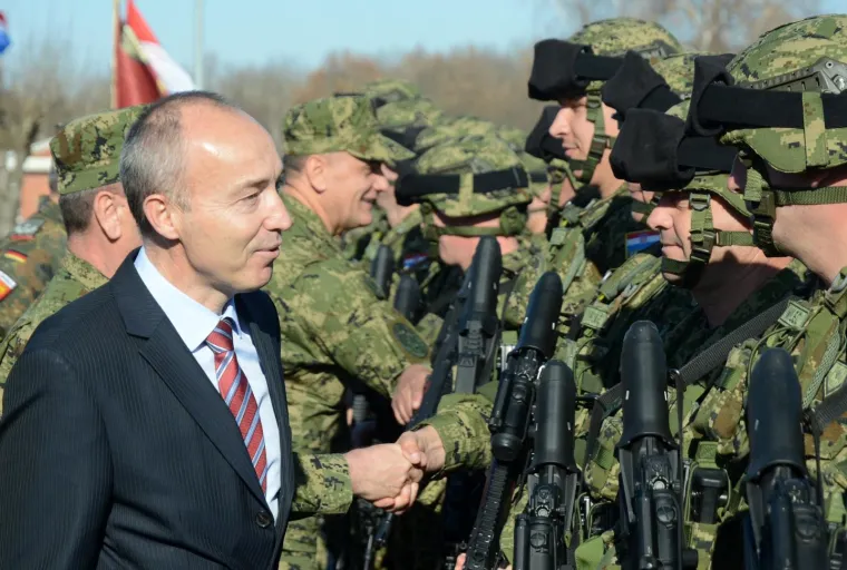 [FOTO] 'TIGROVI' U NATO MISIJI: 182 hrvatska vojnika ispraćena u Litvu