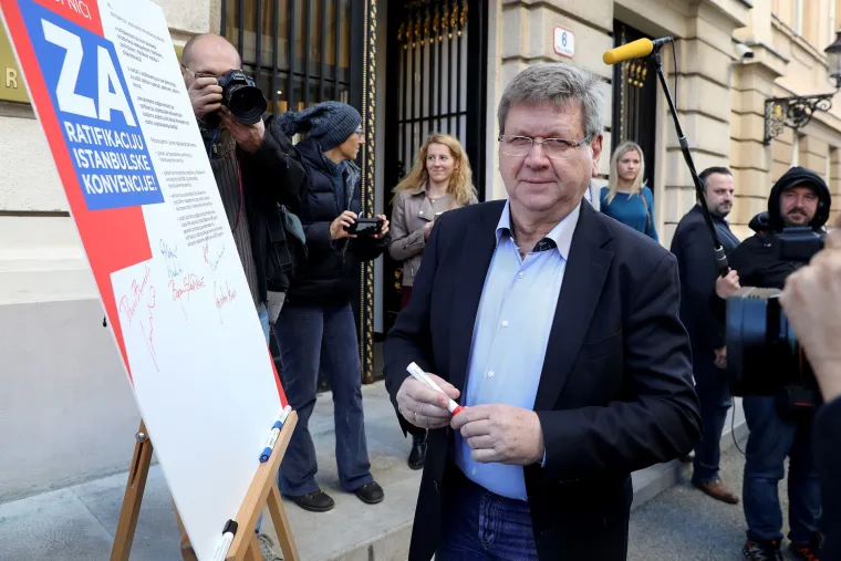 Ispred Sabora prosvjedna akcija za ratifikaciju Istanbulske konvencije