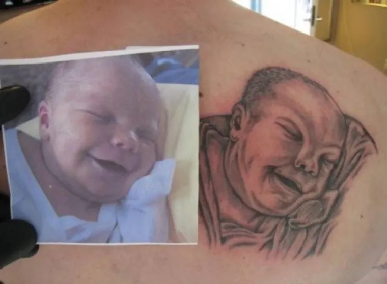 Ljudi se ukrašavaju tetovažama već dugo vremena pa bi čovjek pomislio da je umjetnost tetoviranja evoluirala. Iako tetovaže mogu biti prava umjetnička djela, još uvijek postoje one koje izazivaju zgražanje i smijeh. Neke od njih okupili smo u galeriji.