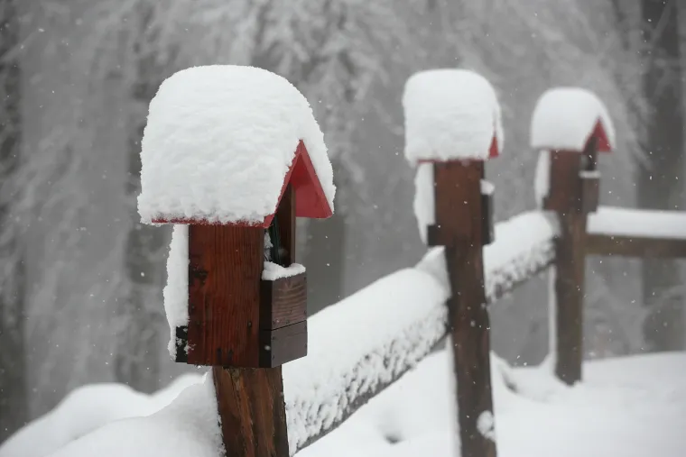 Snježna idila: pogledajte prekrasne fotografije Sljemena na kojem je jutros izmjereno 18 centimetara snijega