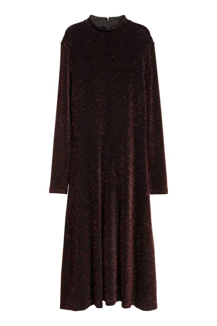 Svjetlucava haljina s ovratnikom, H&amp;M, 224,53 kune