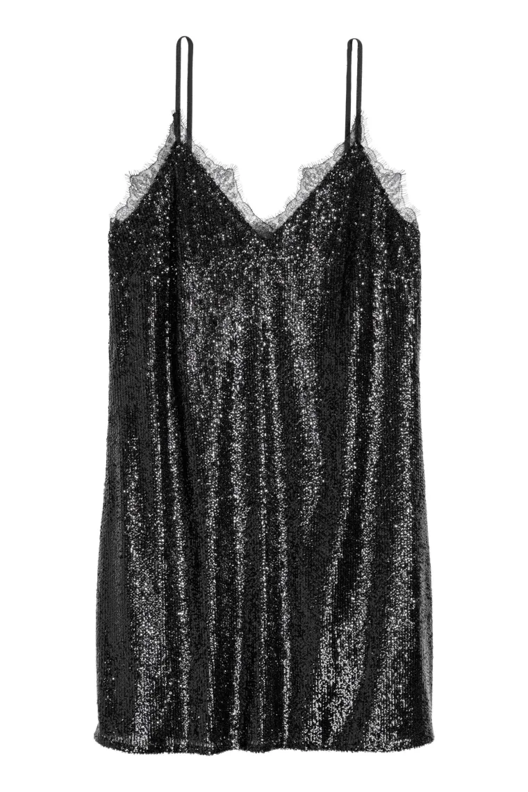 Mini haljina sa šljokicama na bretelice, H&amp;M, 374,27 kuna