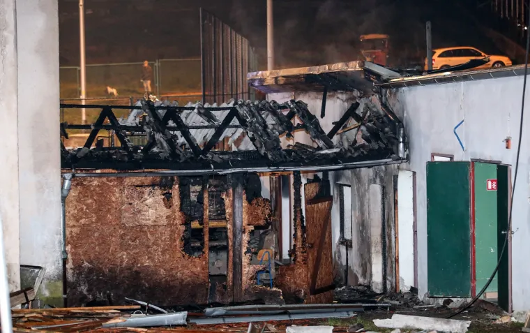 Požar na gradili&scaron;tu