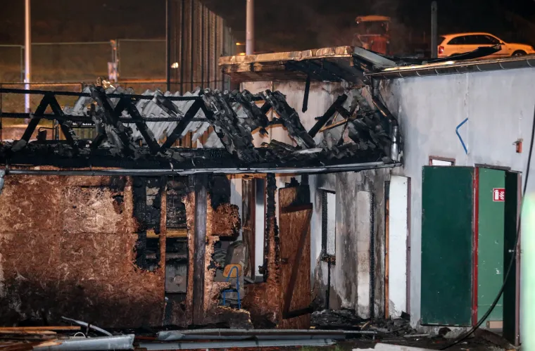 Požar na gradili&scaron;tu