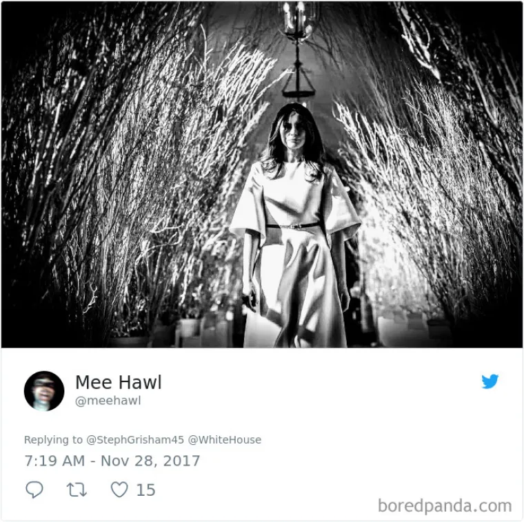 TWITTERA&Scaron;I BRUTALNO ISMIJALI MELANIJU TRUMP: Božićno uređenje Bijele kuće podsjetilo ih na filmove strave