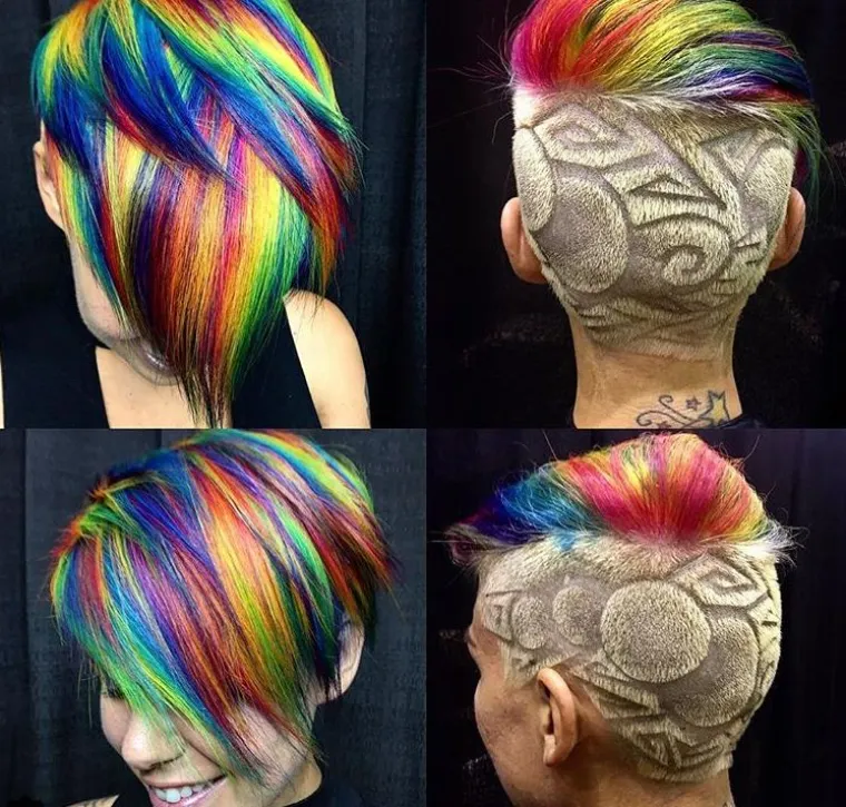 Fantastične boje: ova djevojka stvara remek-djela na kosi