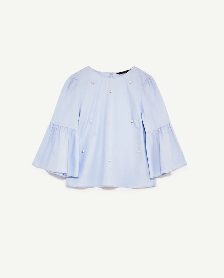 Top s perlicama, Zara, 179,90 kuna