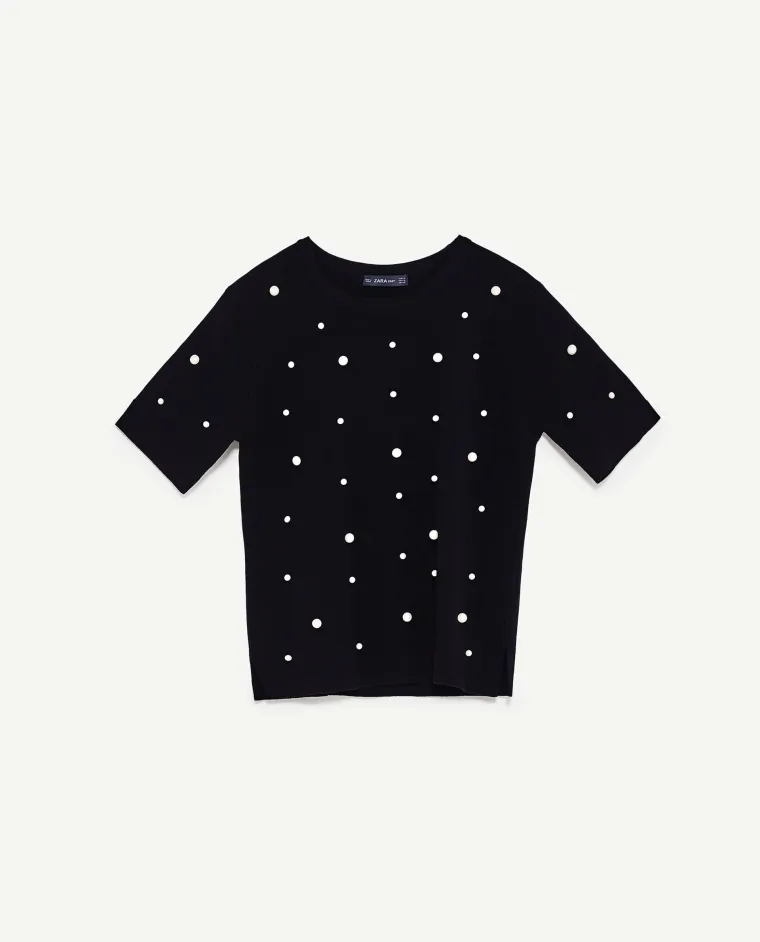 Top s perlicama, Zara, 179,90 kuna