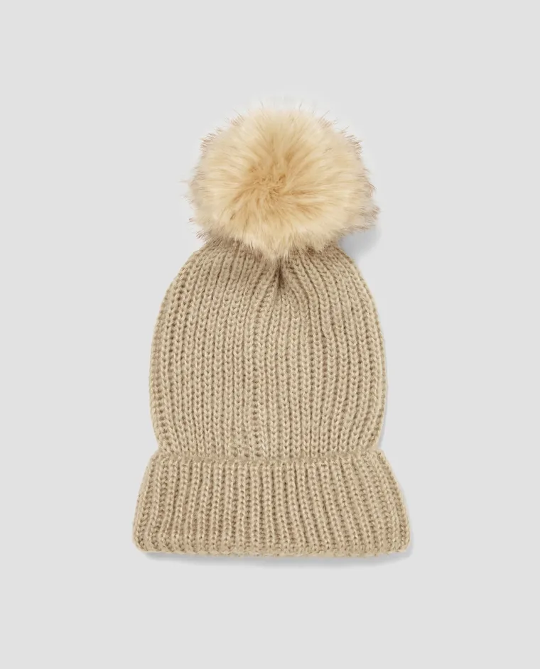 Beanie kapa s pomponom, Zara, 79,90 kuna