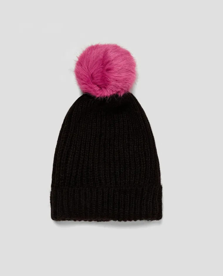 Kapa s pink pomponom, Zara, 79,90 kuna
