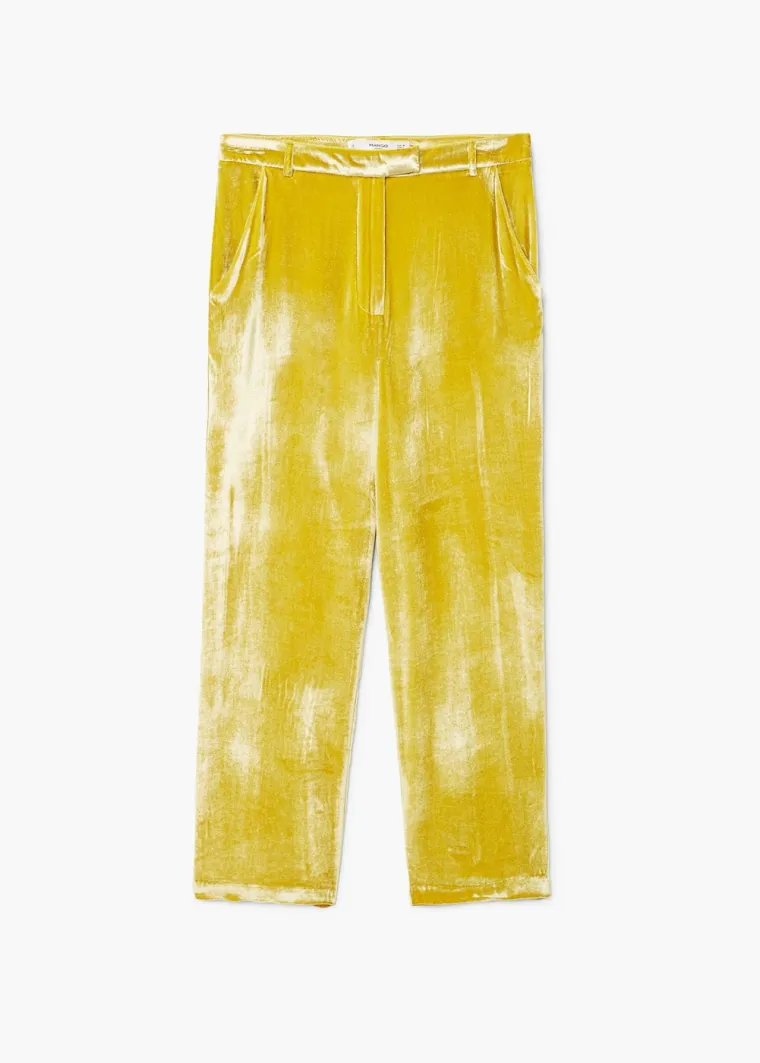 Nabrane hlače od baršuna, Mango, 449,90 kuna