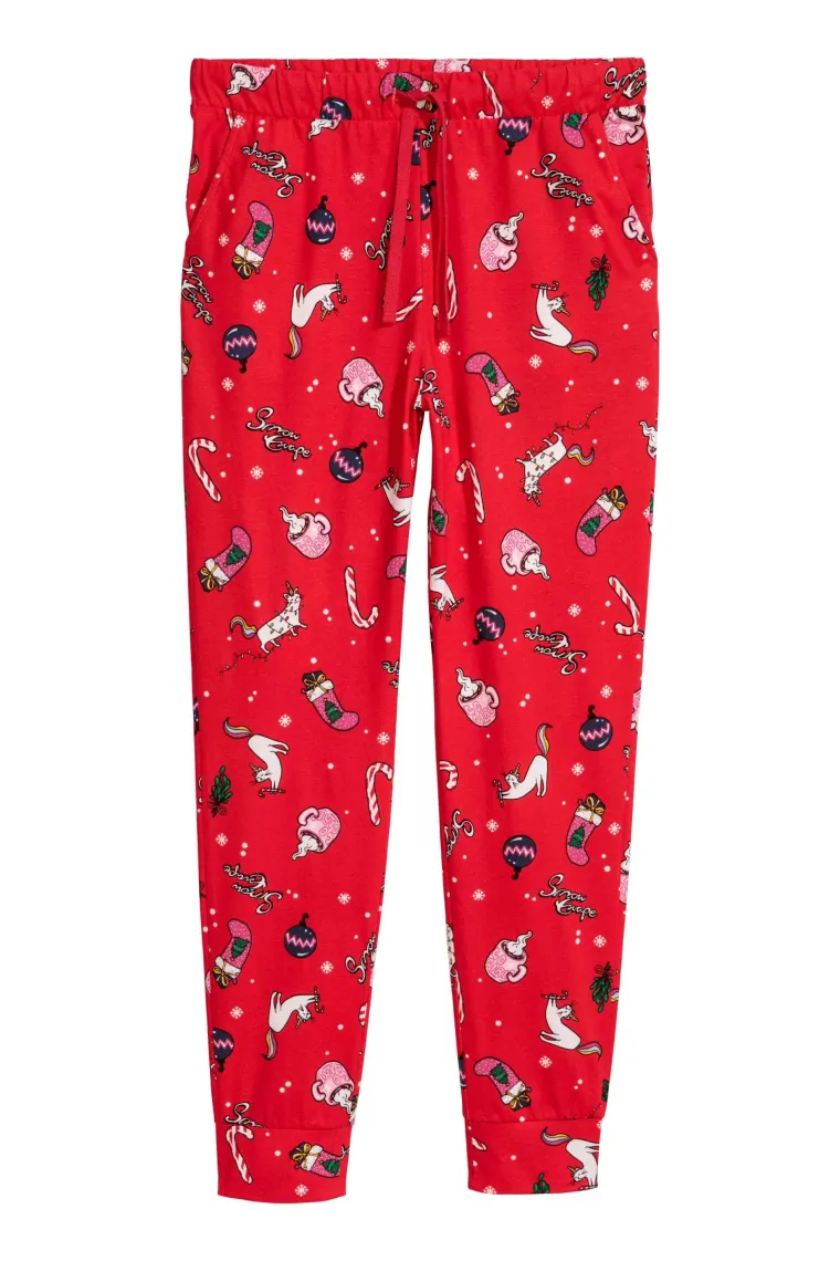 Božićne jogger hlače, H&amp;M, 112,53 kune