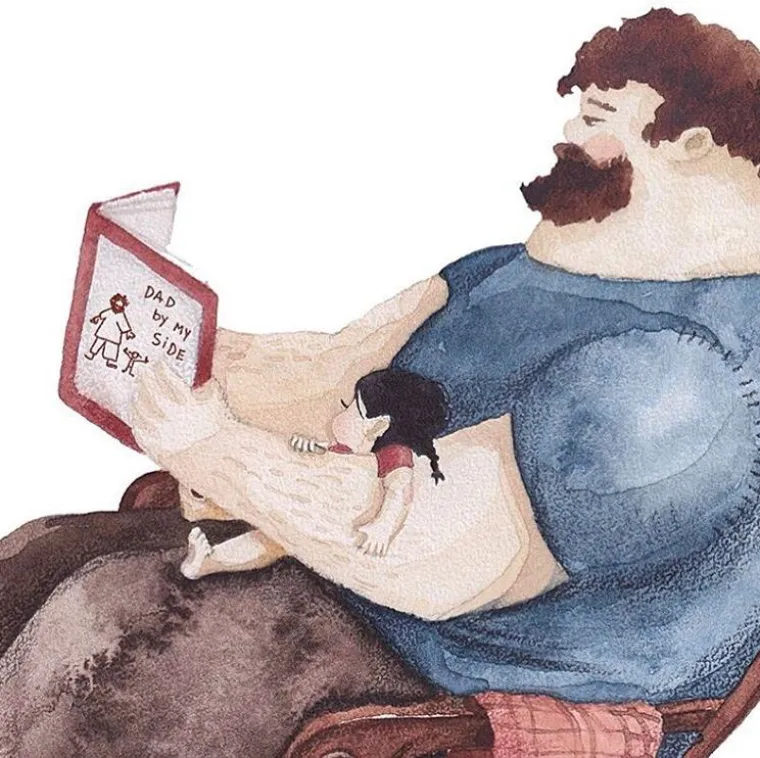 Prekrasan odnos oca i njegove djevojčice pretočen u divne ilustracije