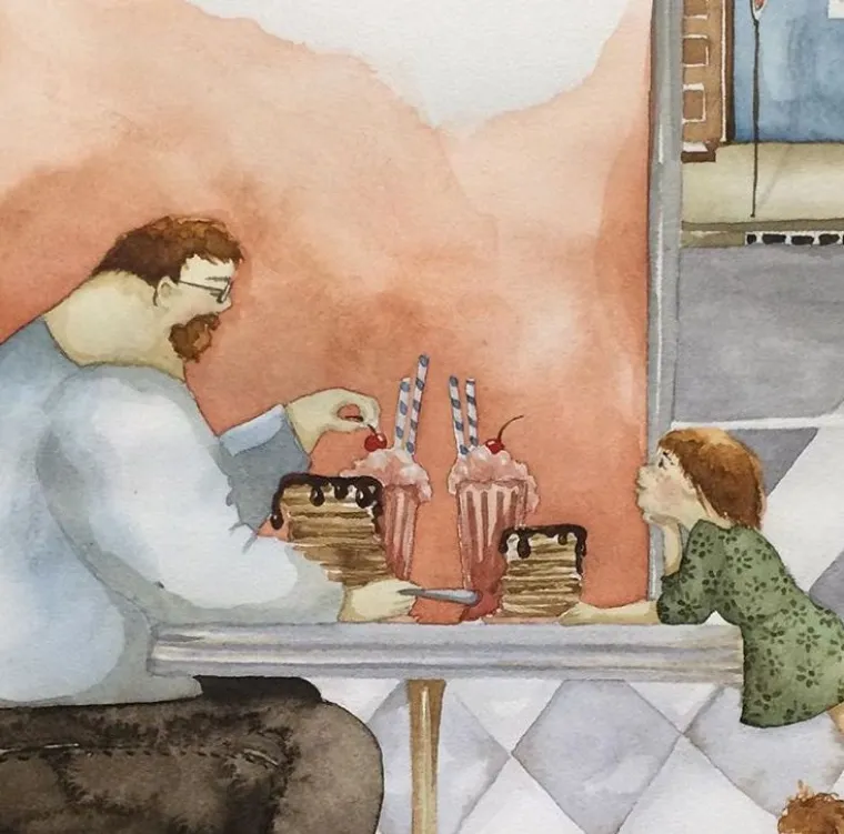 Prekrasan odnos oca i njegove djevojčice pretočen u divne ilustracije