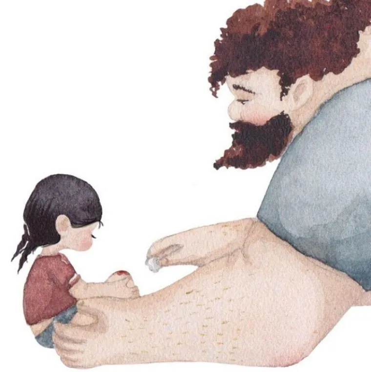 Prekrasan odnos oca i njegove djevojčice pretočen u divne ilustracije