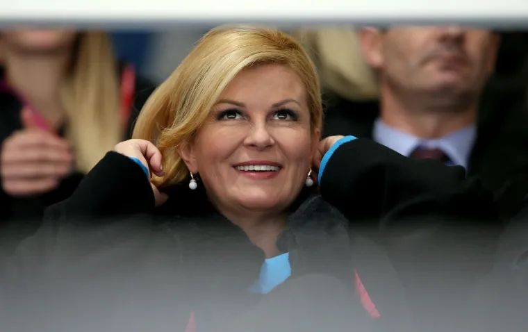 Predsjednica Kolinda Grabar Kitarović sa suprugom Jakovom bodrila je kćer u Ledenoj dvorani Doma sportova gdje je održana 50. Zlatna Pirueta Zagreba 2017.